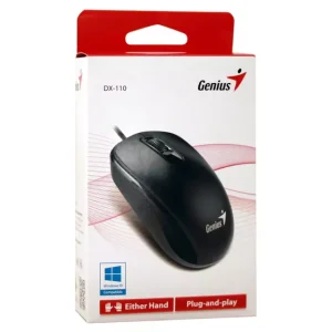 Genius MOUSE ALÁMBRICO GENIUS DX-110 NEGRO