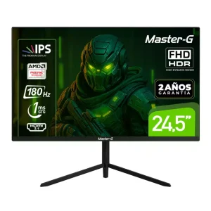 Master-G Monitor Gamer 24,5″ FHD IPS HDR 180Hz 1Ms MGMG2440P
